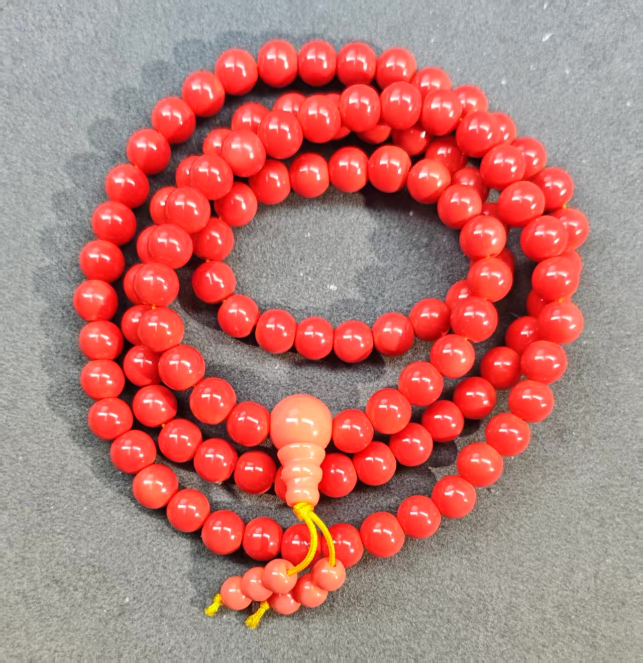 【亏米清仓】8mm精品108长款项圈413