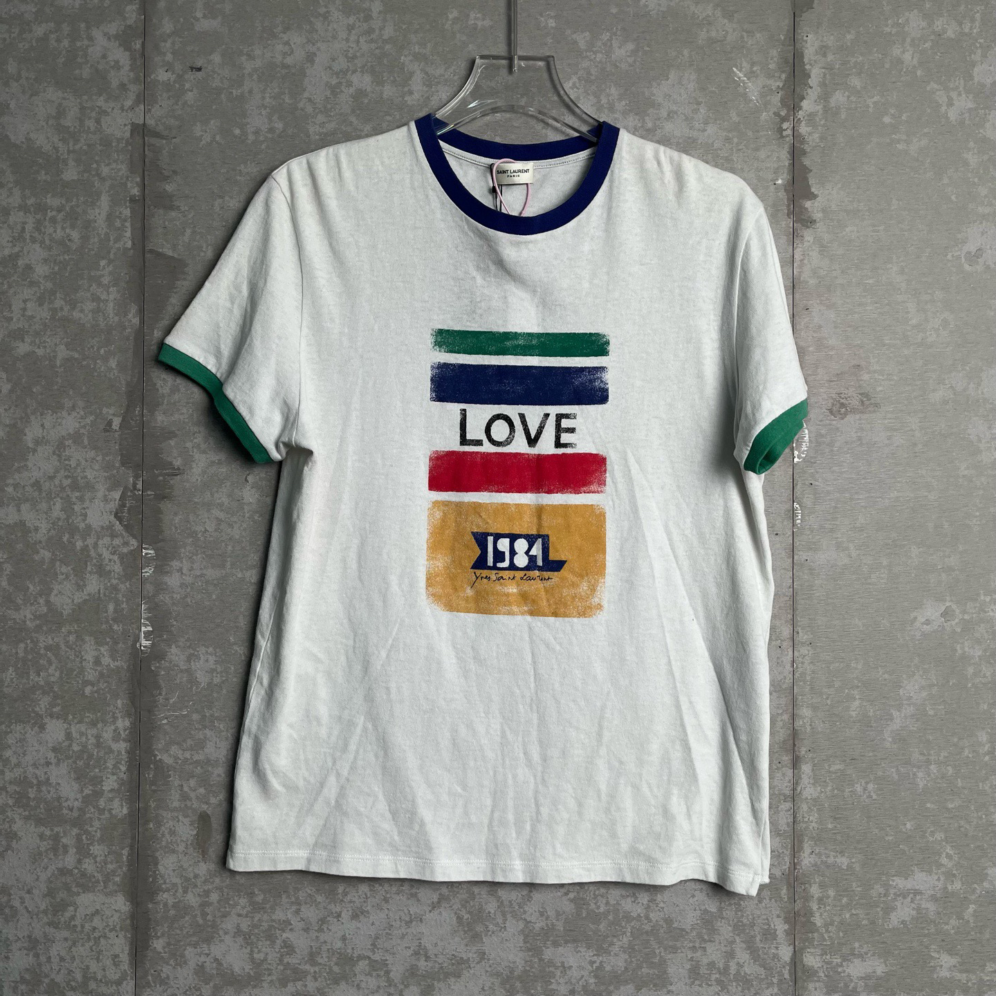 未使用 WE11 DONE XXL*1/slp圣罗兰/Love1984短袖/12956/JP