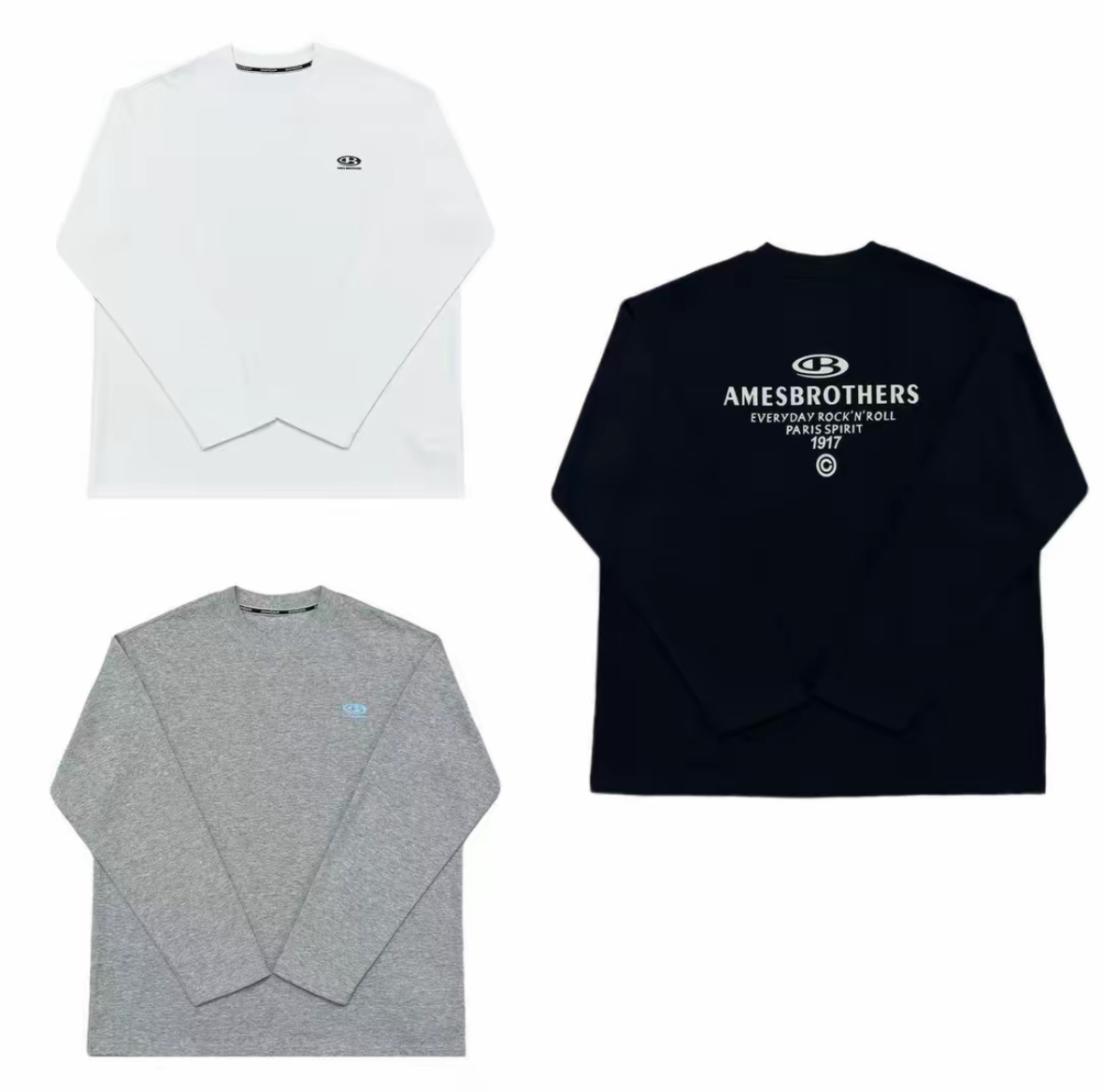 【子政同款】黑白灰三色B字母时尚马丁加绒棉感儿童长袖卫衣体恤489