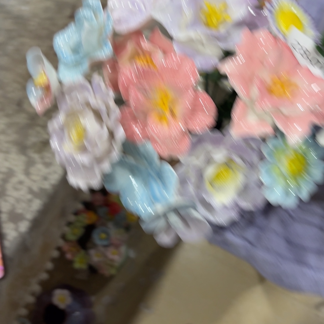 陶瓷花，20元发货，退款拉黑，2876