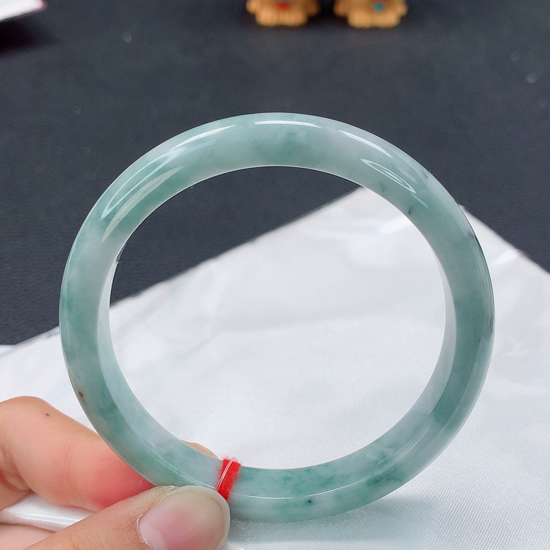 翡翠手镯未镶嵌正圈60.2 翡翠手镯27