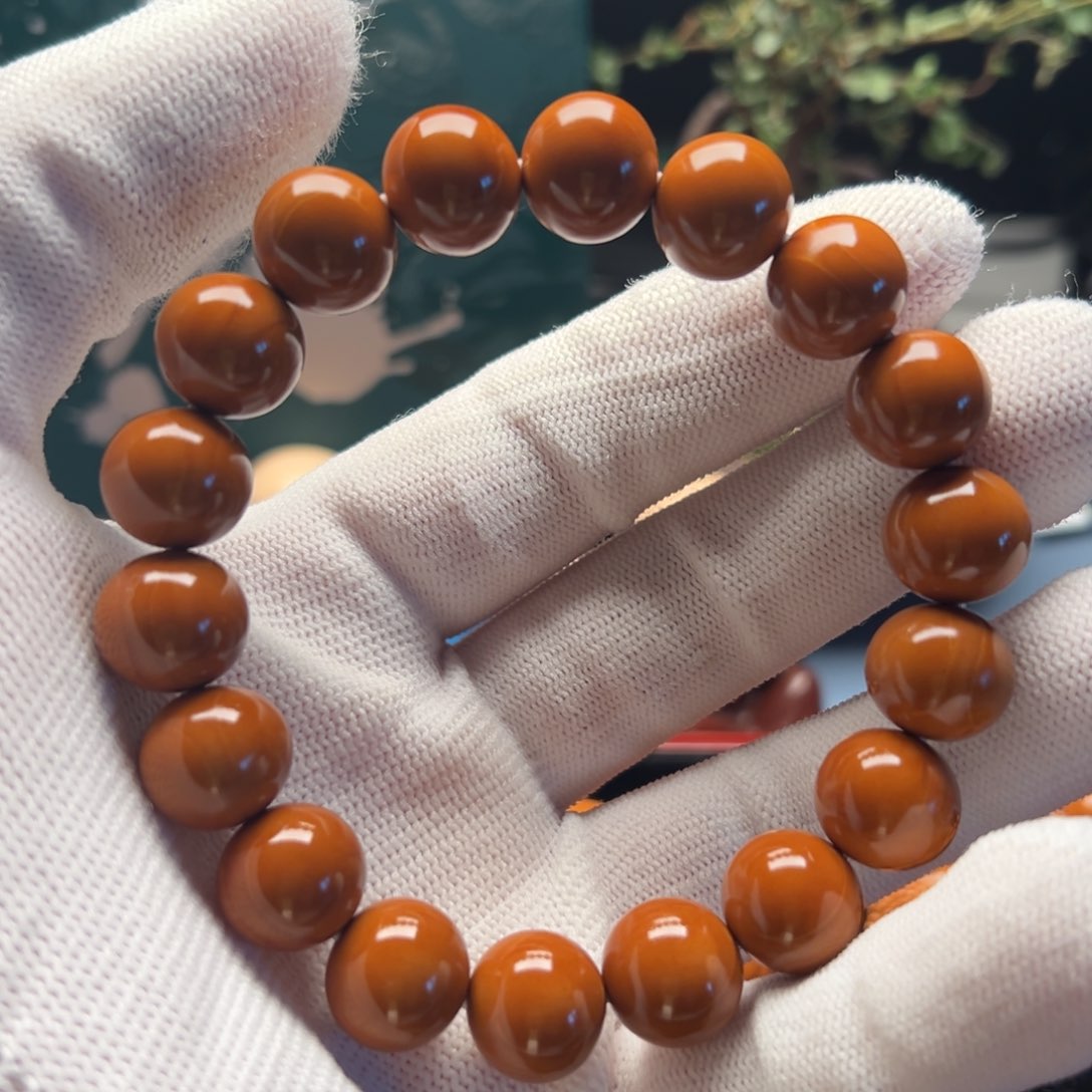 橄榄核手串/手链橄榄核手串核雕经典系列1.3铁核