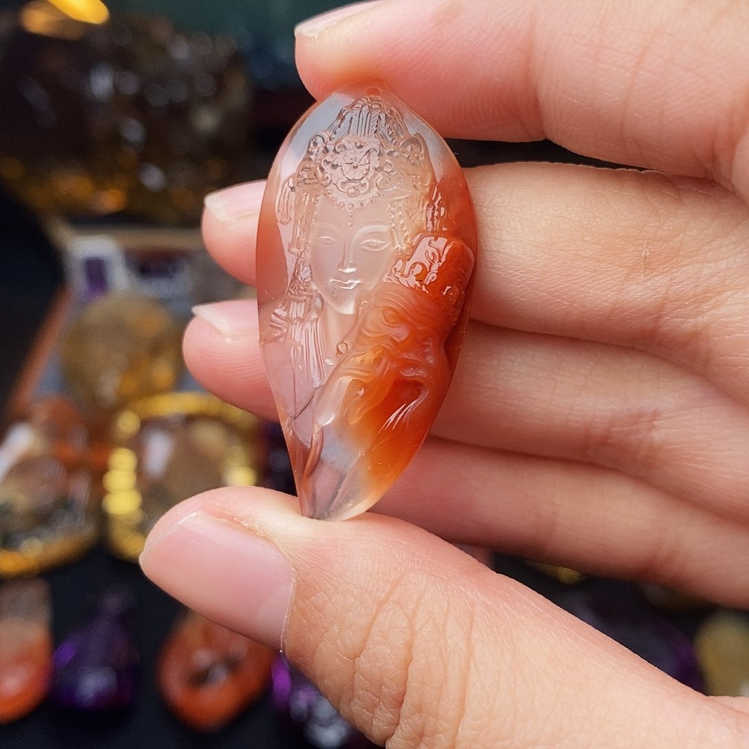 水晶吊坠未镶嵌吊坠