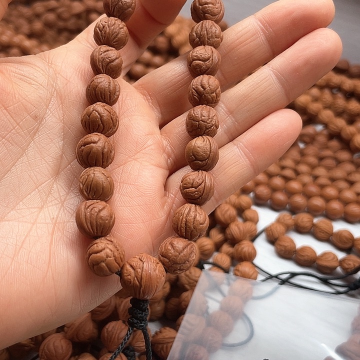 吊坠桃核时*&秦岭龙纹小龙纹11尺寸手串微修