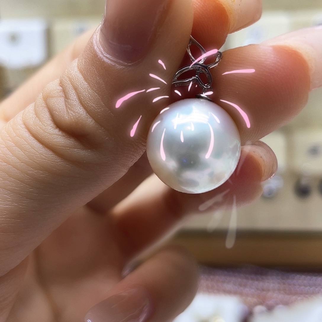 海水珍珠颈饰18K金镶嵌