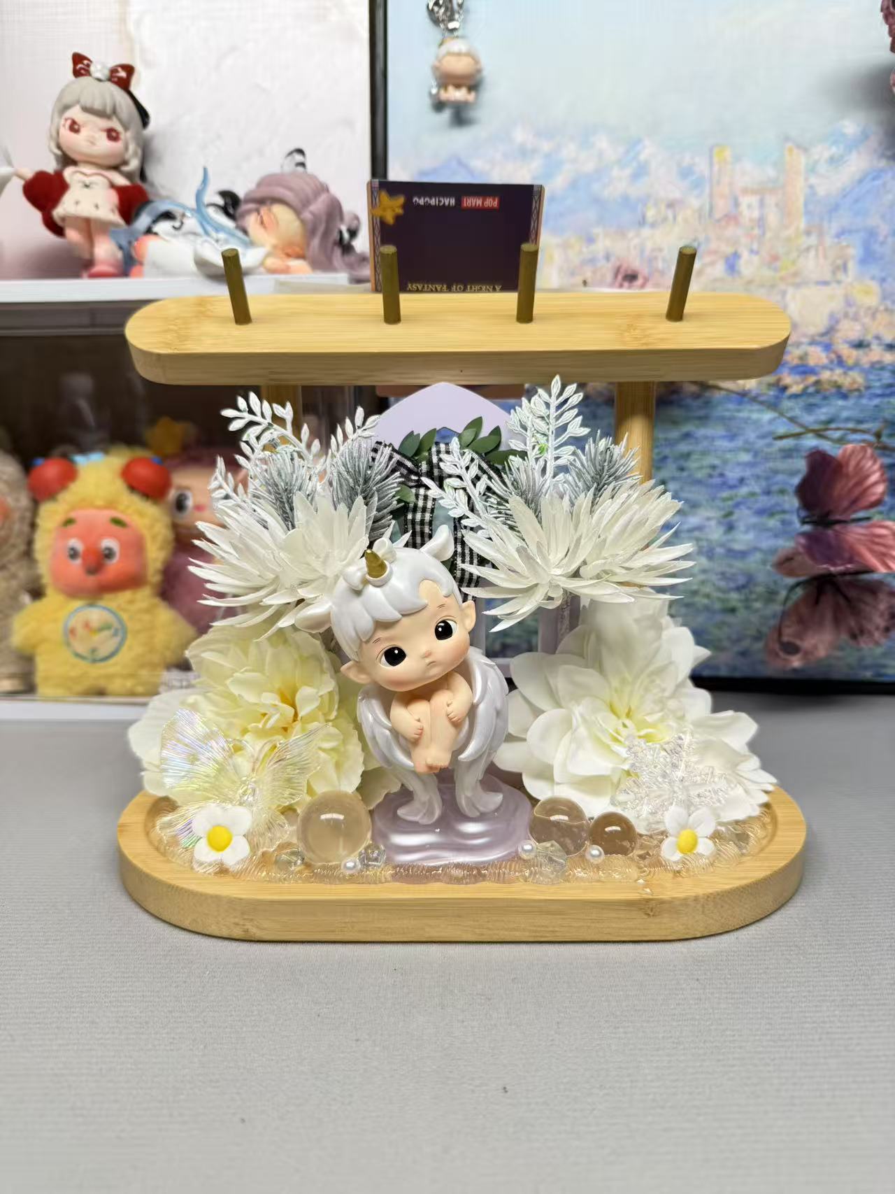 （直播拆）正版奶油胶手作玄关支架居家摆件