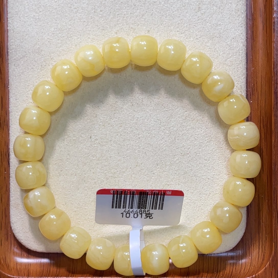 蜜蜡手链未镶嵌蜜蜡