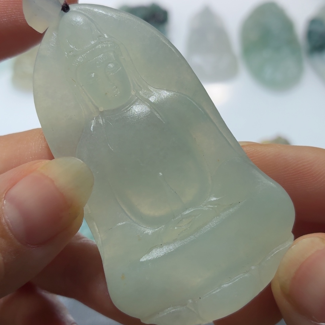 定制翡翠未镶嵌毛货