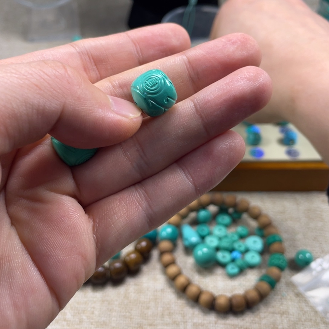 原生态湖北矿小配饰，直径13