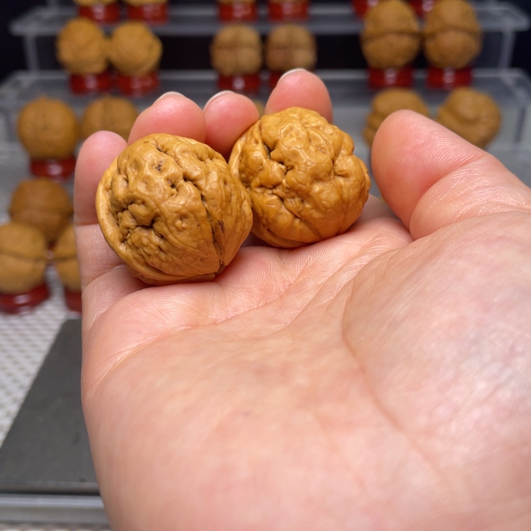 文玩核桃把件39脑纹青蛙