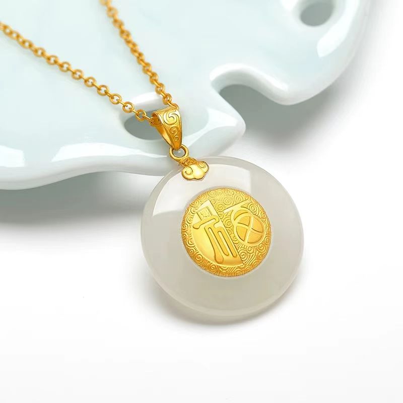 合金项链 时尚百搭妈妈赐福项链