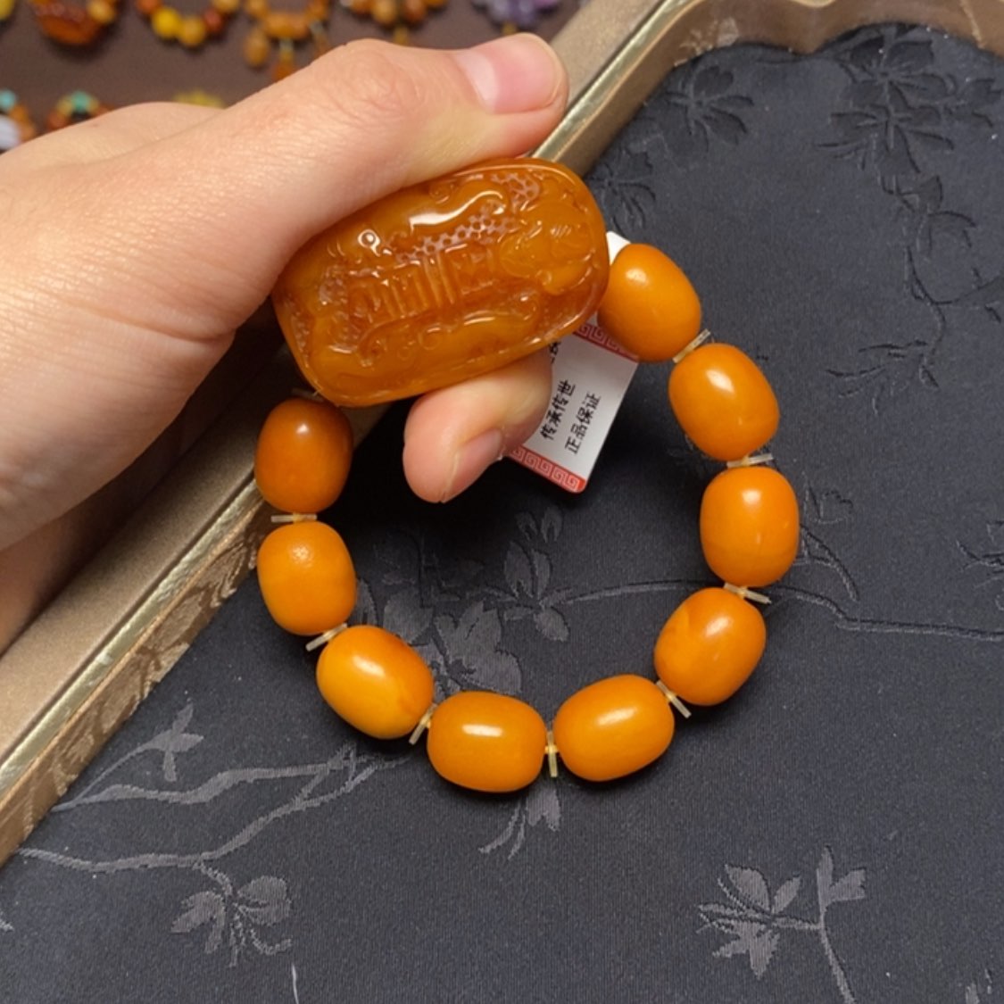 【闪购商品】手链蜜蜡未镶嵌手串定制