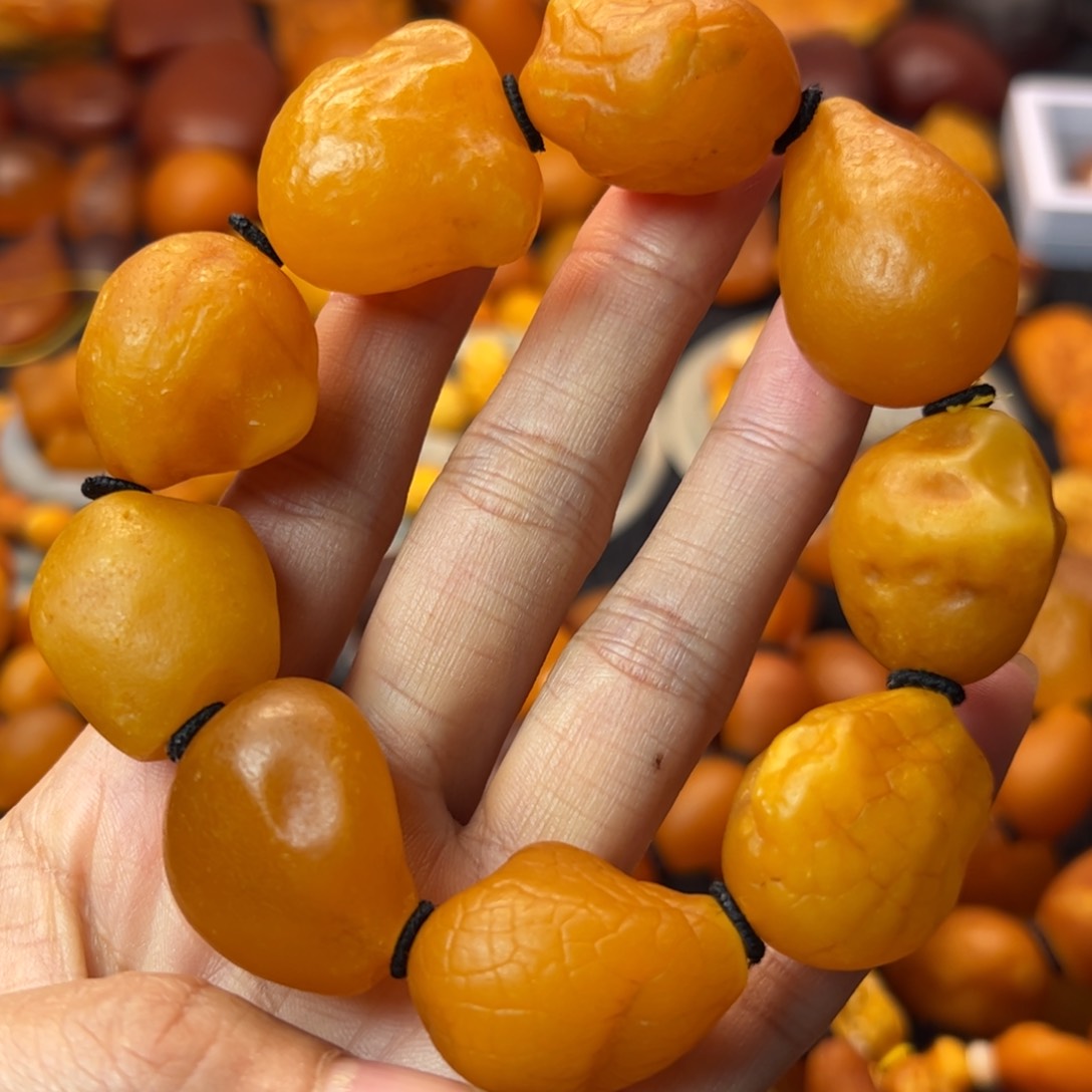 琥珀裸石未镶嵌天然蜜蜡