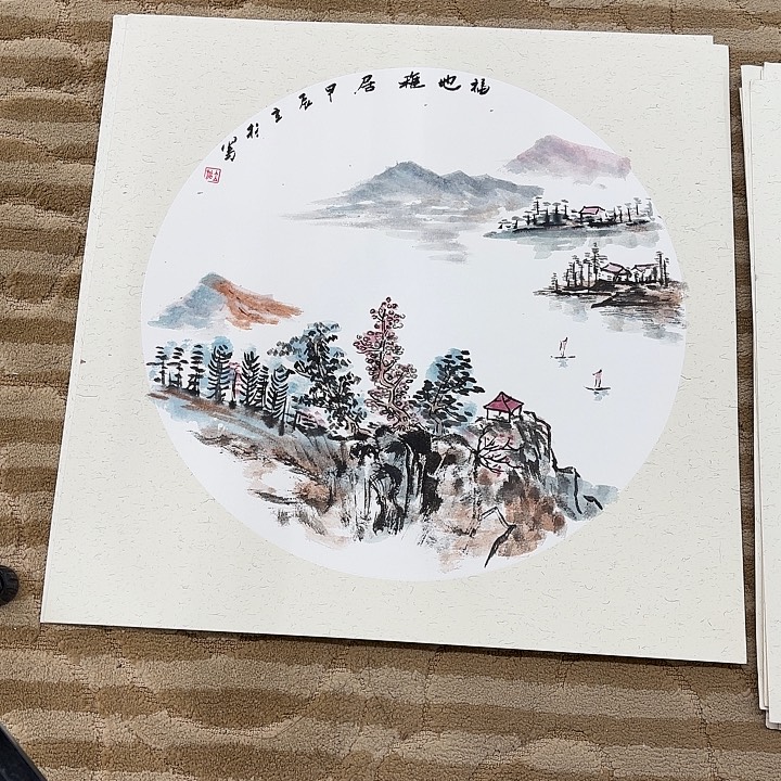 国画花鸟的翅膀是由50,50