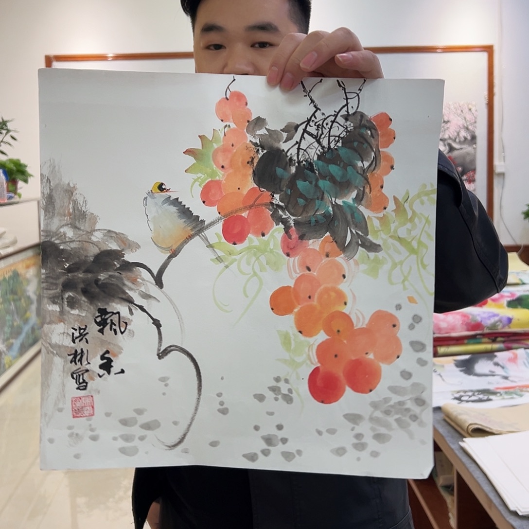 国画清风画院手绘国画