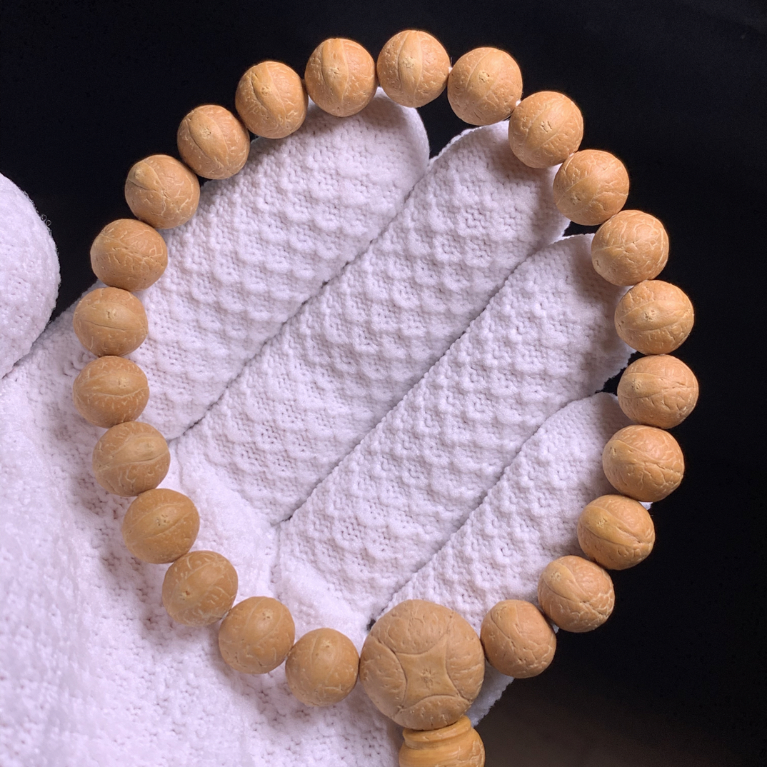 10.5➕mm毕业级尼泊尔凤眼菩提，粉红皮油籽