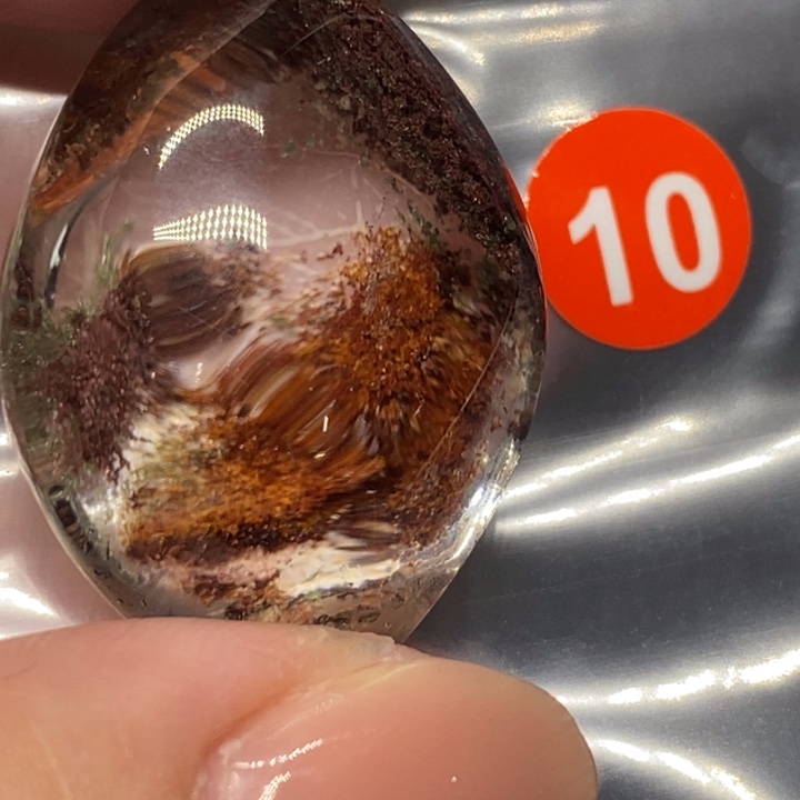 青***焰水晶珠宝半成品未镶嵌