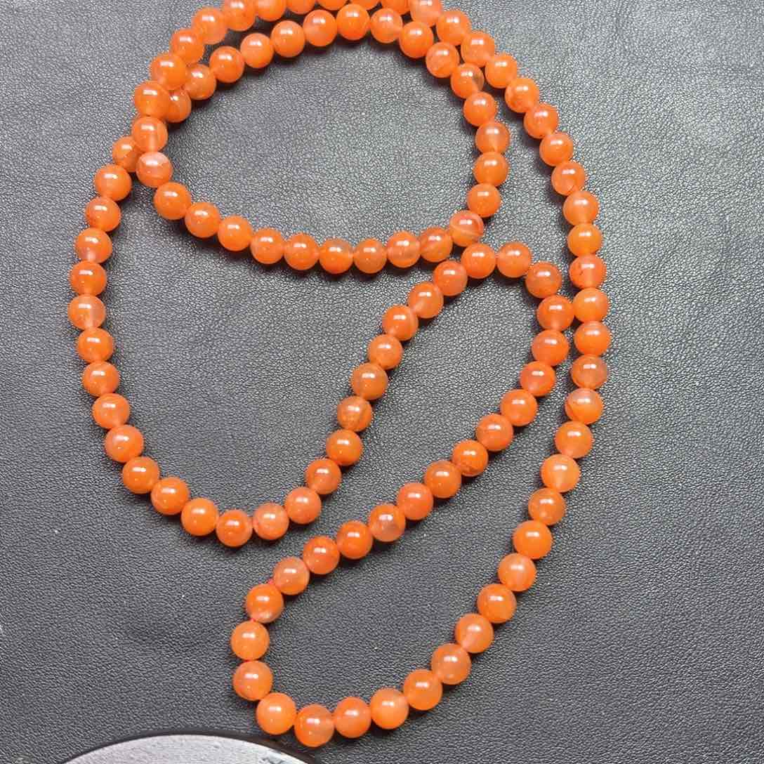 南红玛瑙颈饰未镶嵌多样性拍一发一南红108项链