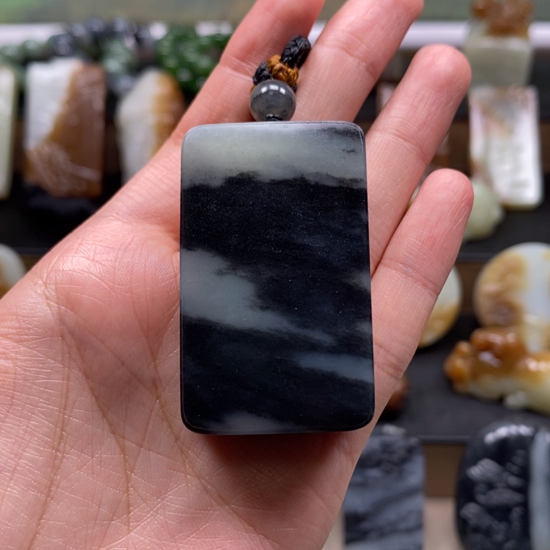 未镶嵌和田玉挂件平**淡