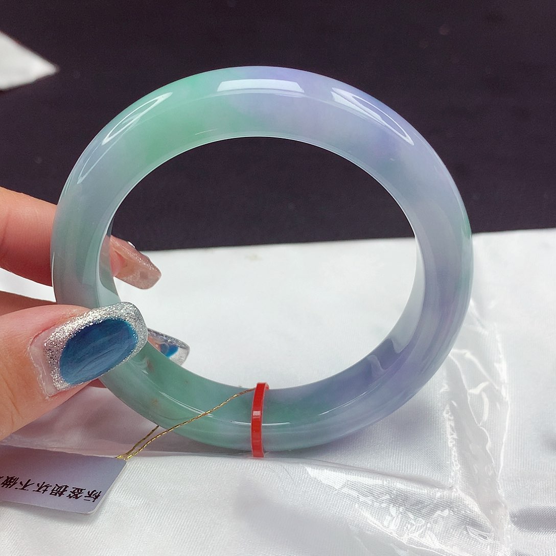 未镶嵌手镯翡翠55圈653