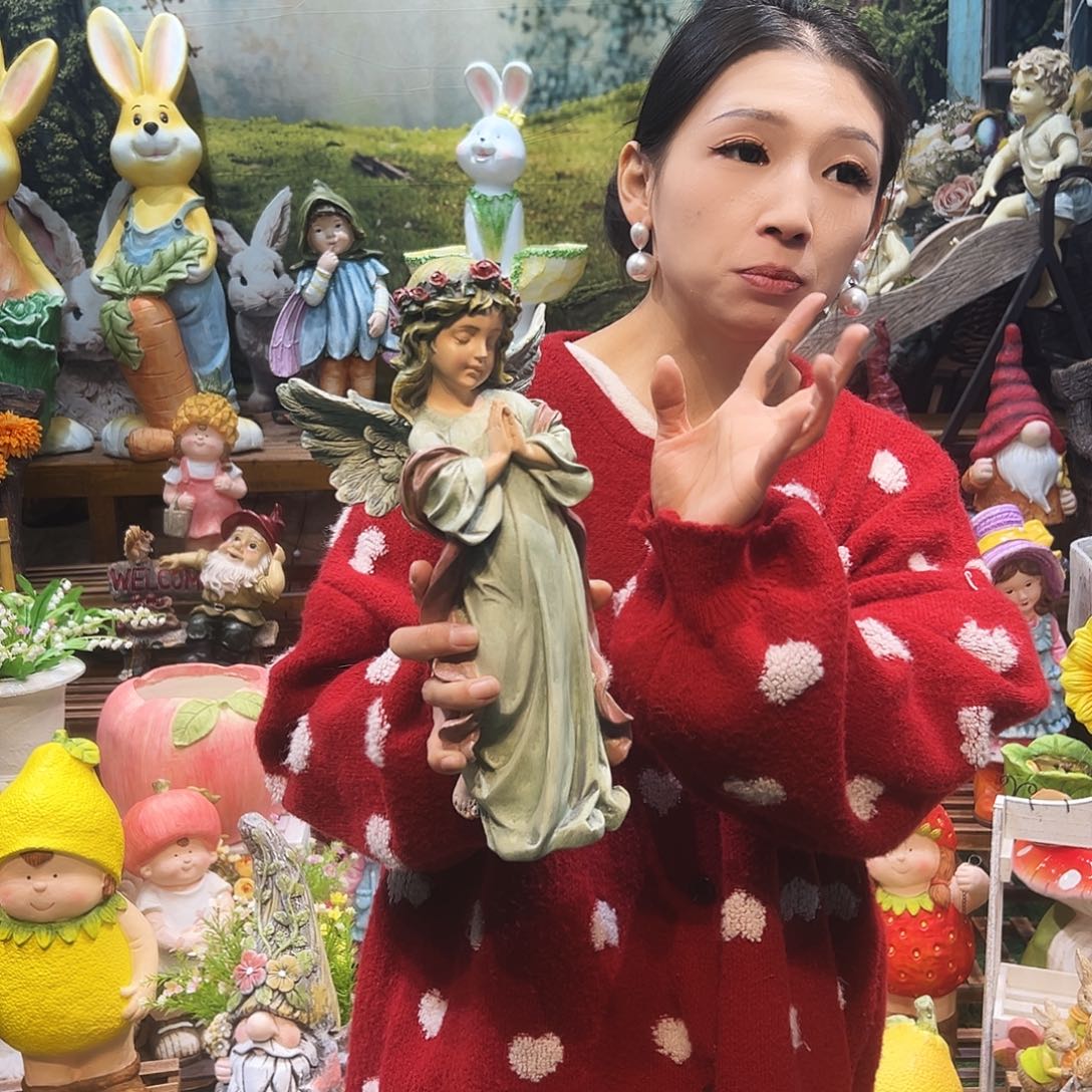 花园摆件红红火火