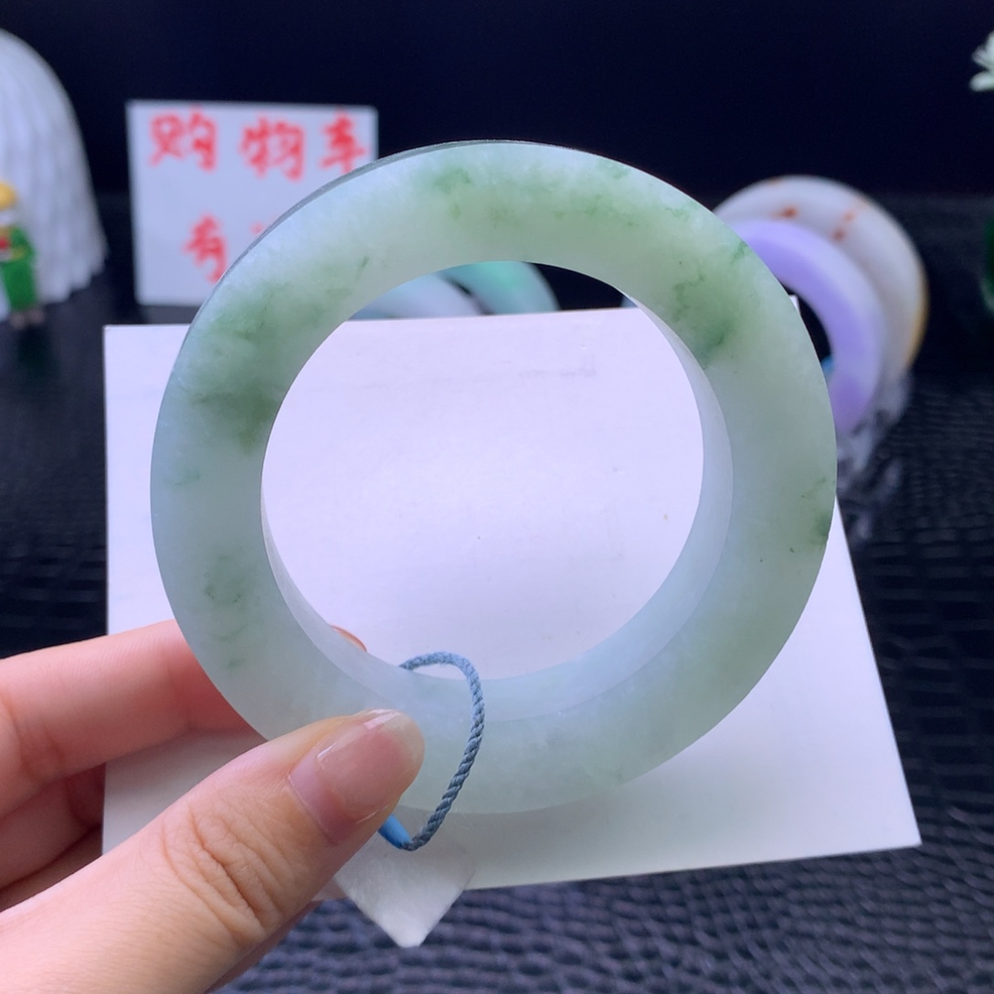定制翡翠未镶嵌手镯58-72