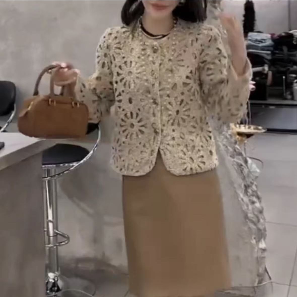 新款时尚气质百搭洋气女装1