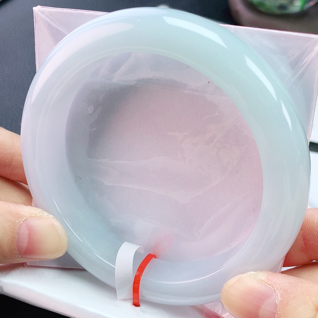 未镶嵌手镯翡翠63圈