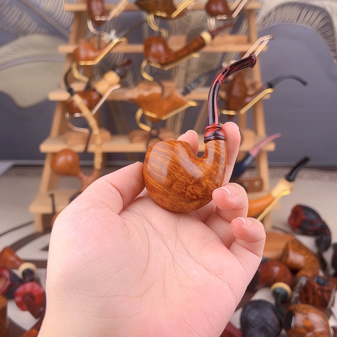 爱***品小龙蛋石楠木手工斗