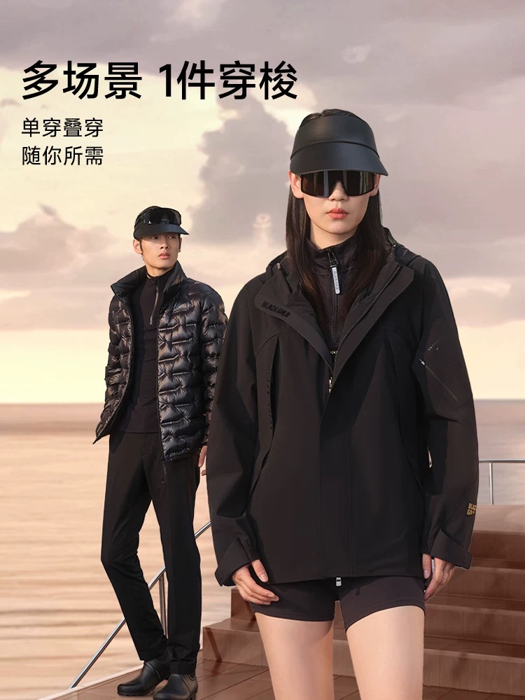 59127款黄金石墨烯多场景一衣多穿秋冬加厚情侣外套