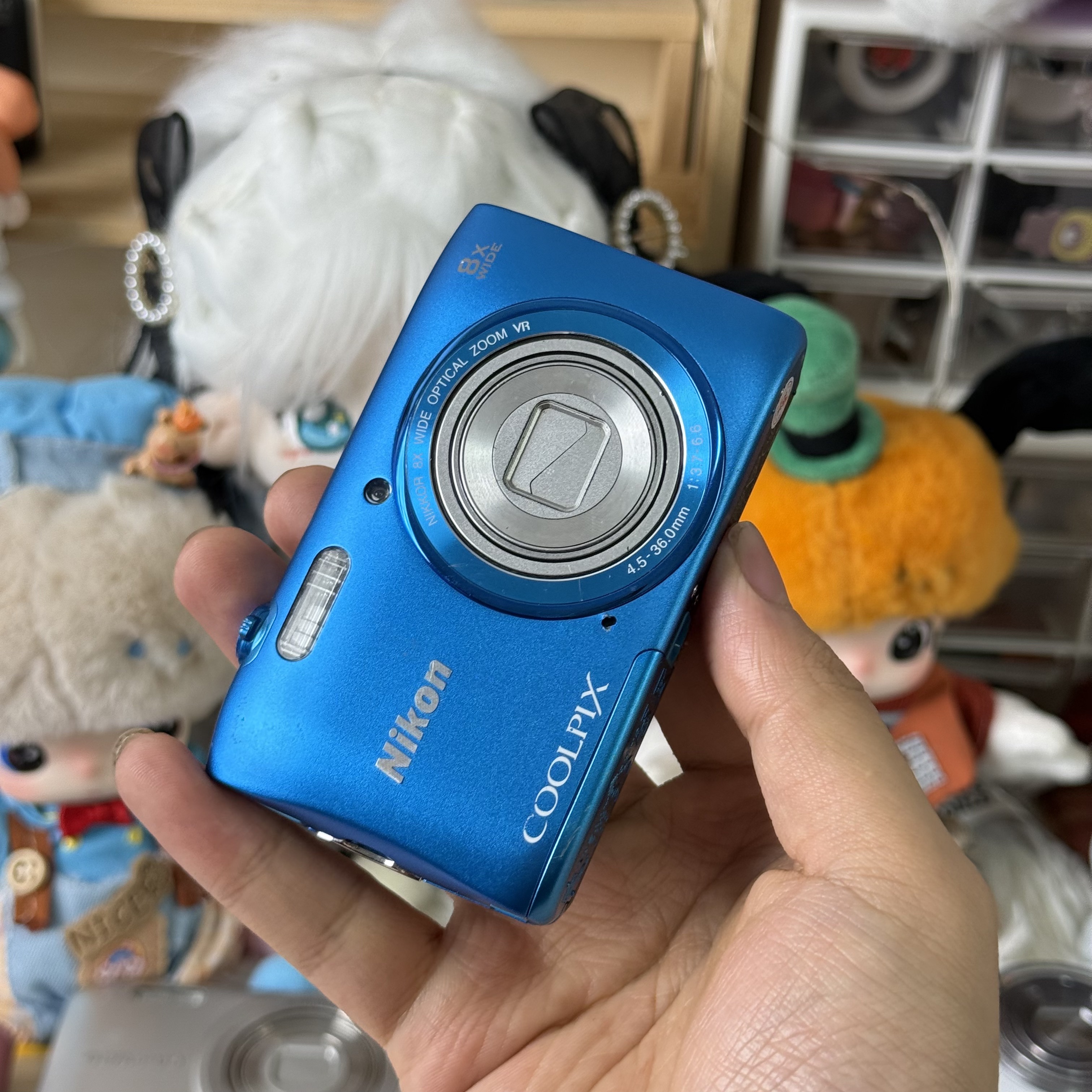 9新 Nikon/尼康 尼康s3600色彩感好2000万像素滤镜多带配件