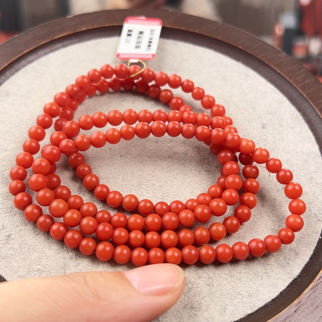 南红玛瑙手串未镶嵌