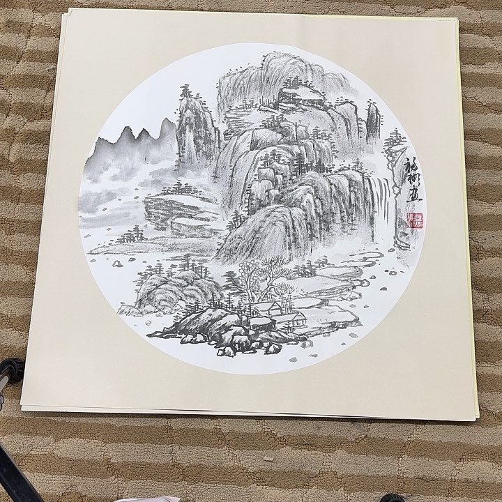 国画花鸟等动物为主料