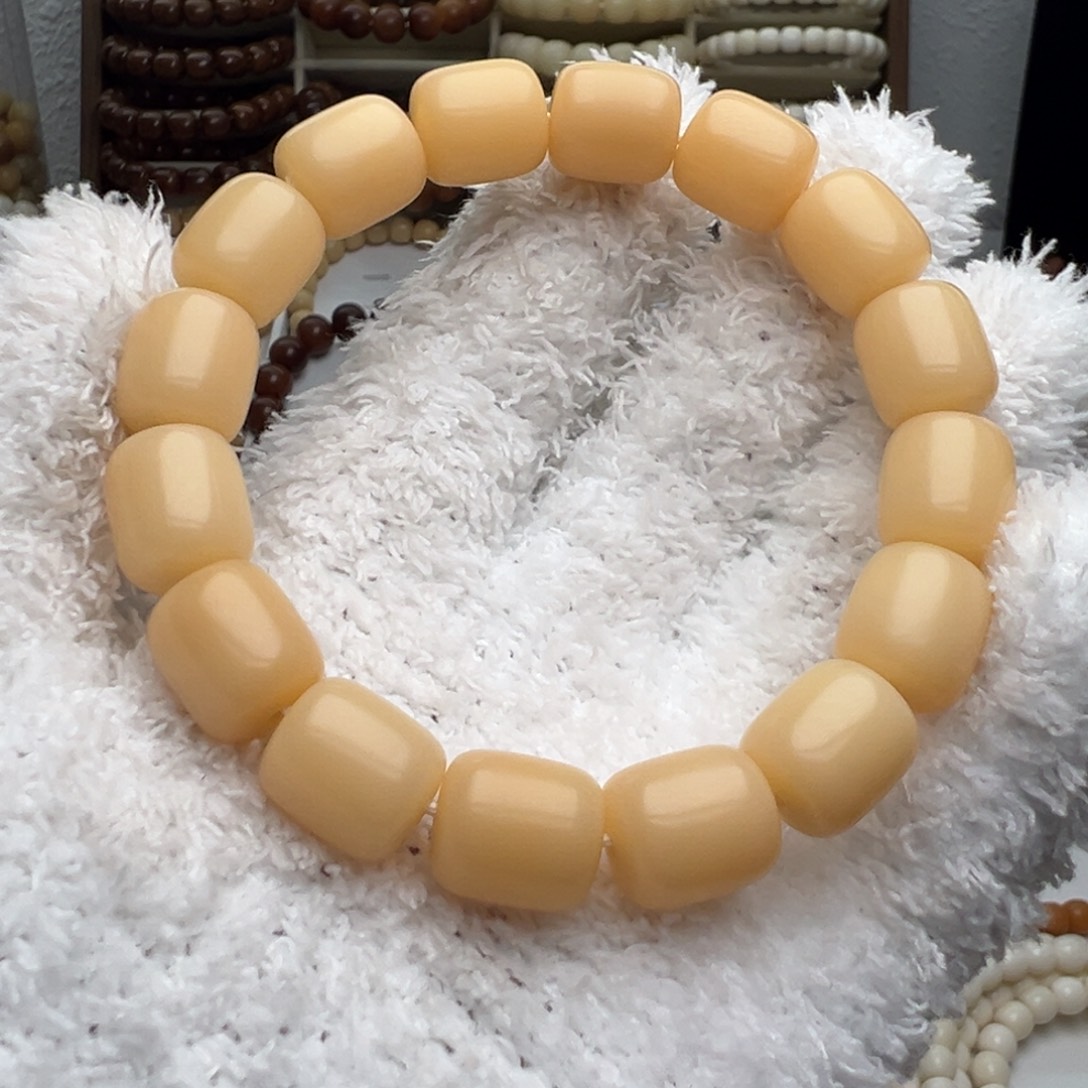 手串菩提根/象牙果卡13*15手工干磨天然落地果S17