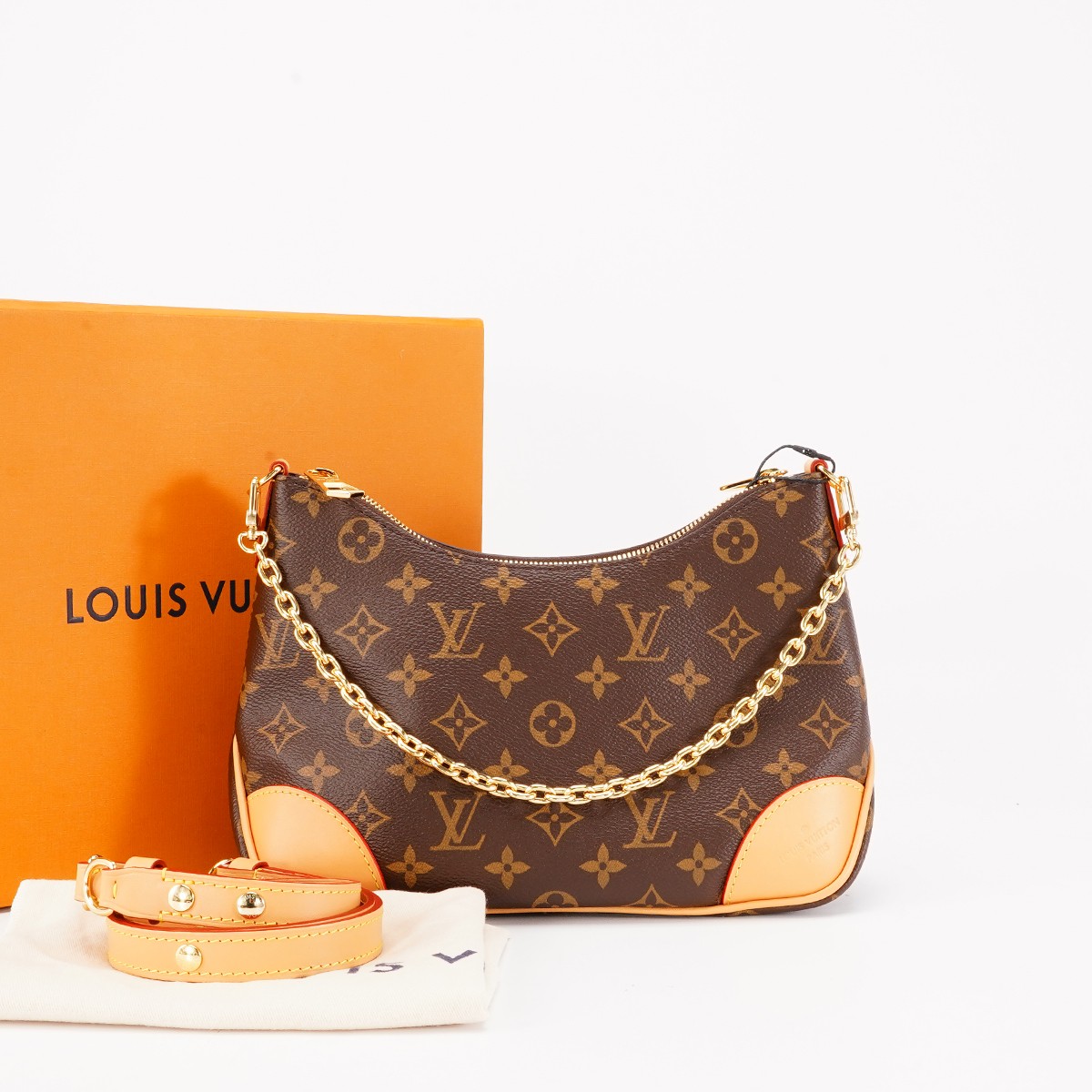 95新 LouisVuitton/路易威登 【静文】黄牛角包/BG22004015