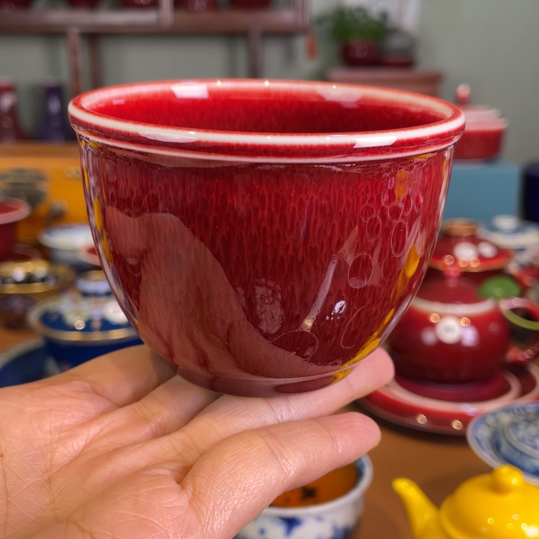 山***肆清欢雅玩原矿郎红