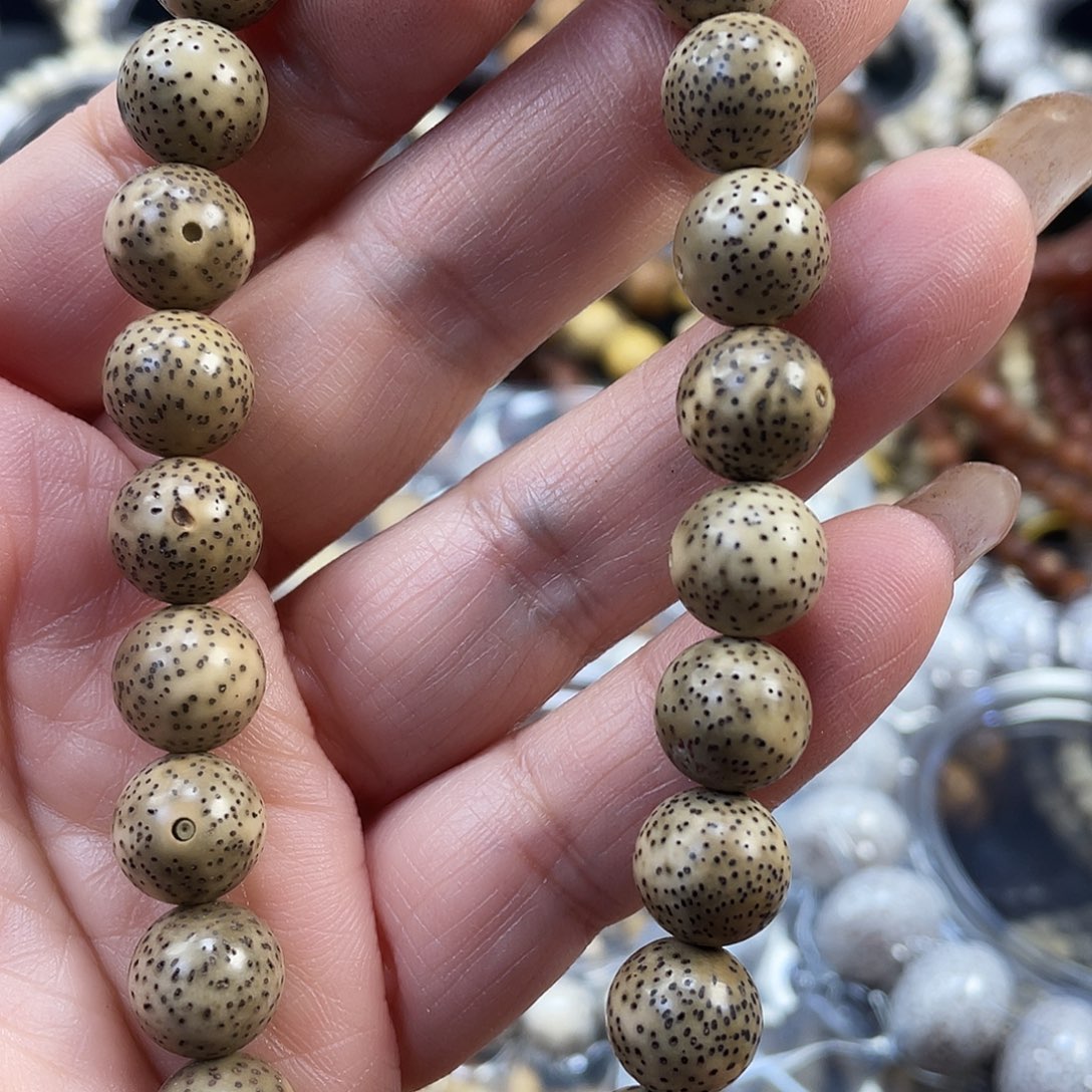 手串星月菩提石玉料圆珠手持氧化特价尺寸10,5