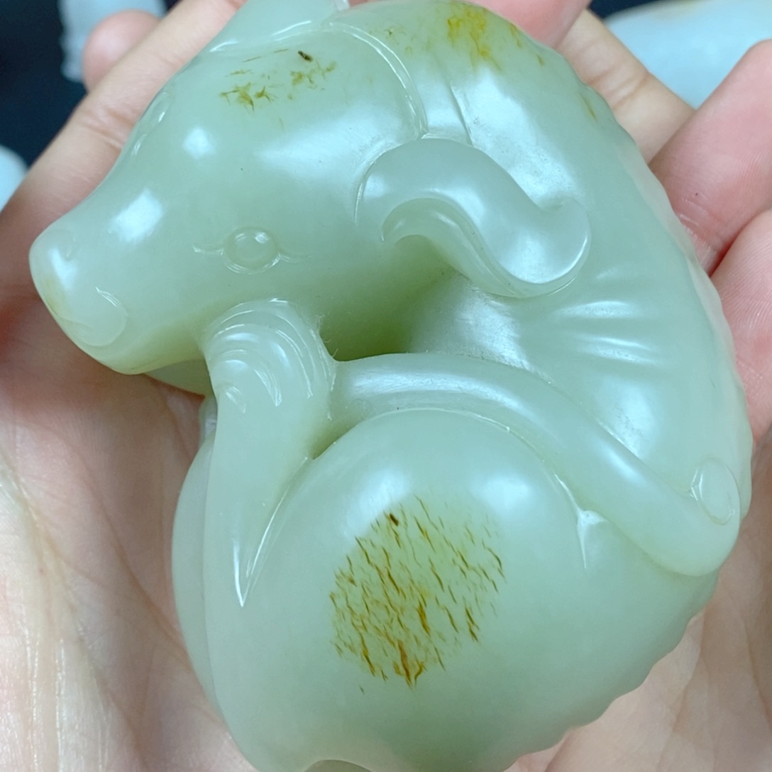 和田玉把件未镶嵌凤*凰