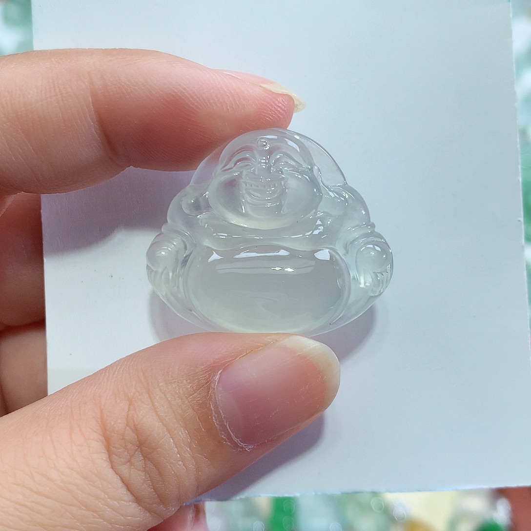 颈饰未镶嵌翡翠佛