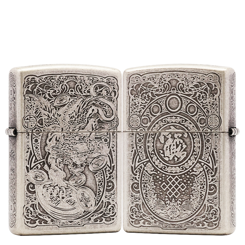 ZIPPO/之宝常规【招财貔貅】原装正品煤油防风打火机KF-DF