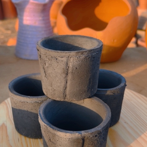 红陶口8高6四个装