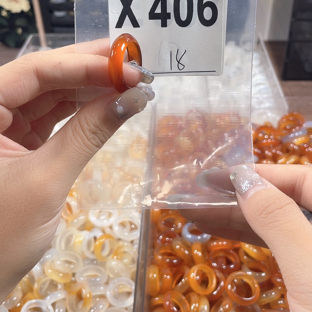 未镶嵌戒指玛瑙/玉髓406
