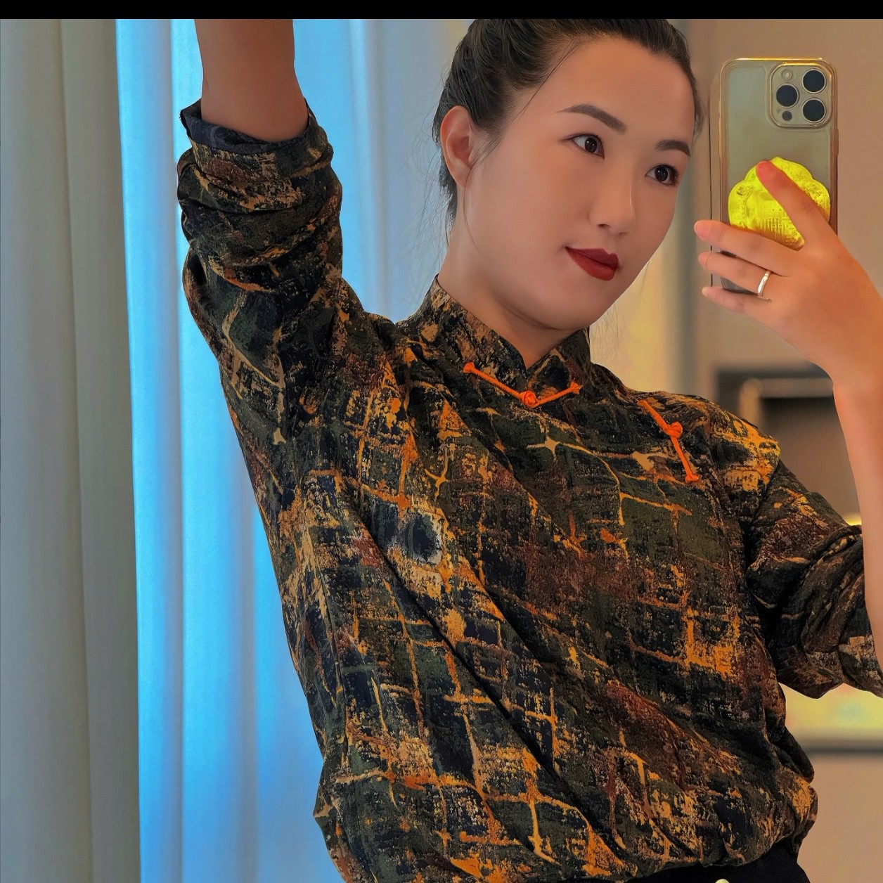 辣妈传奇蒙古元素秋季连衣裙