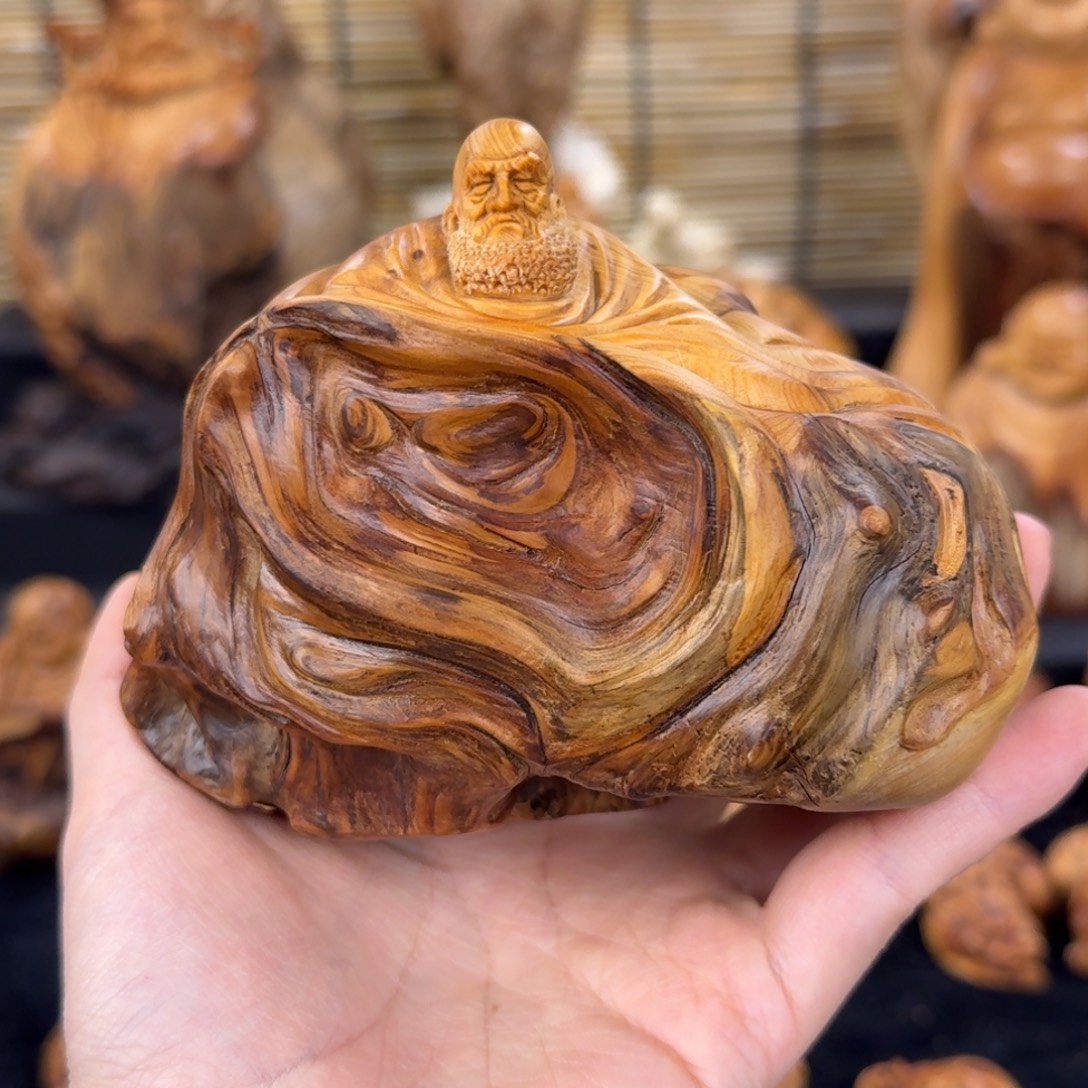 柏木（崖柏）手把件