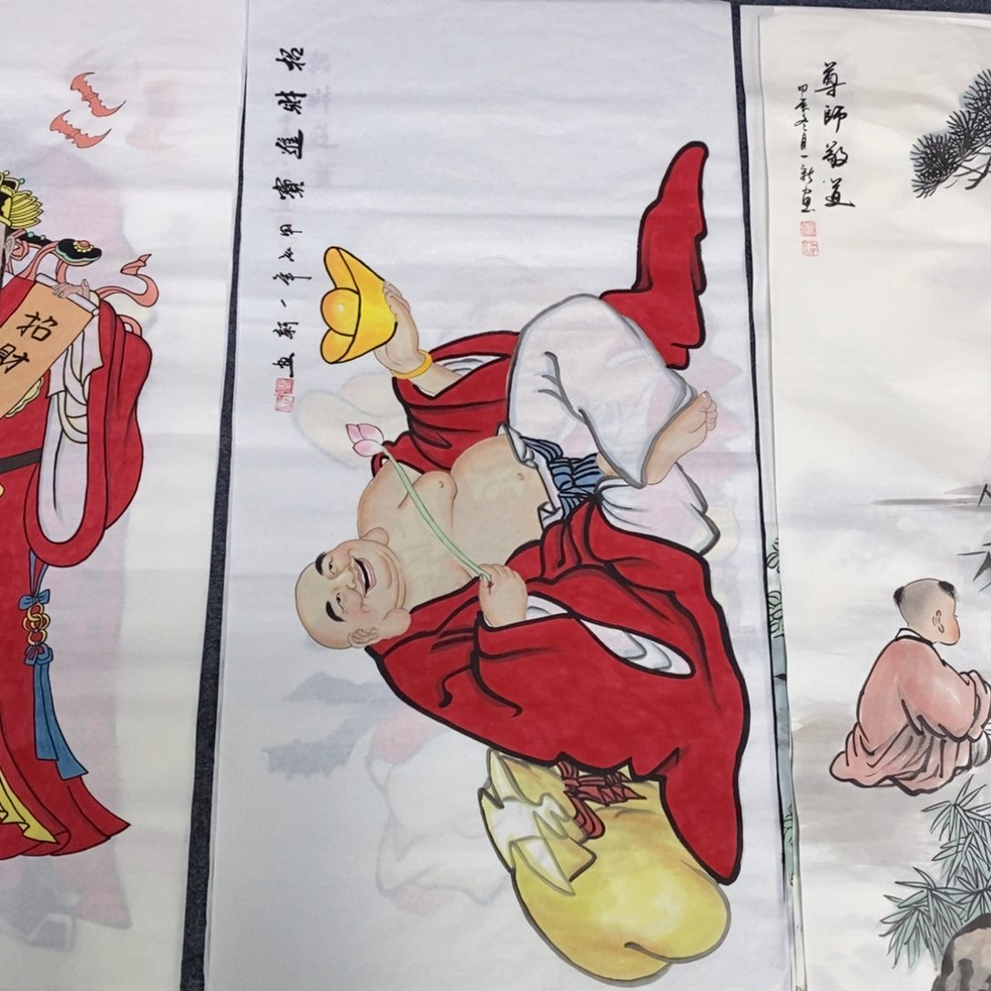 国画尺寸100✖️50三尺画画画