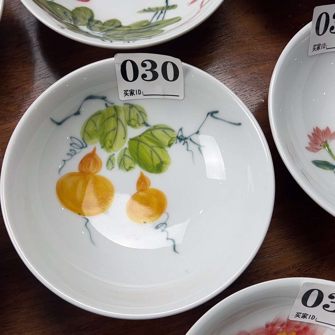 瓷片景德镇陶瓷手工手绘制作