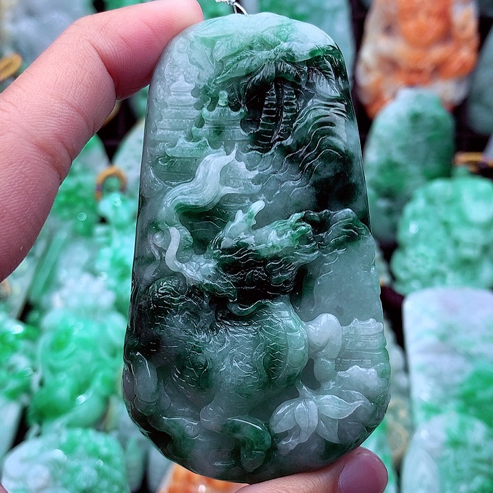 翡翠吊坠(不含链)未镶嵌