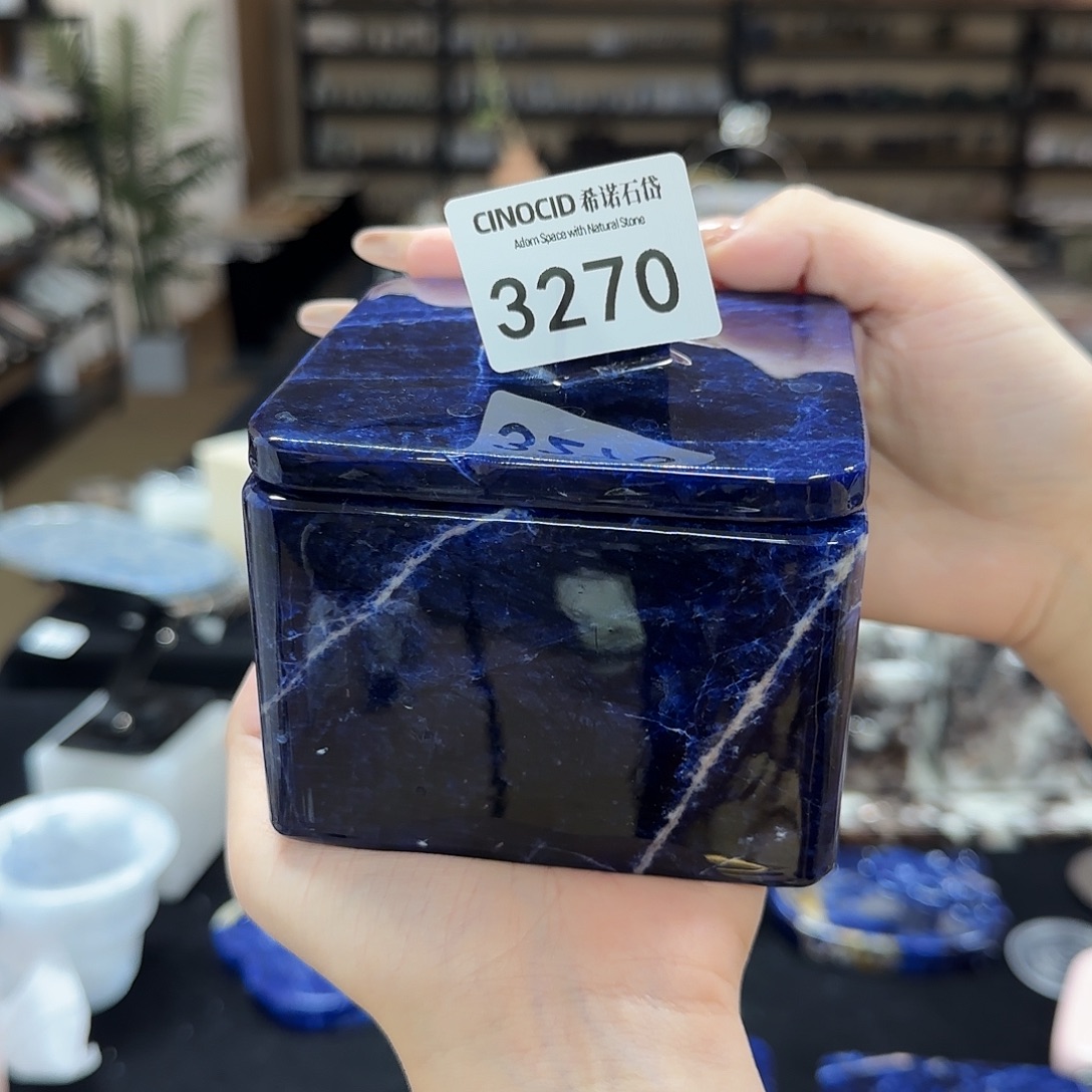 水***心3270景泰蓝方糖果盒福利