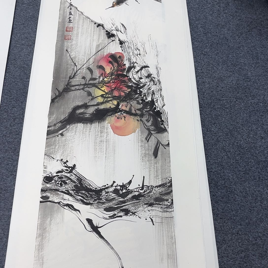 国画国画作品宣纸纯手绘