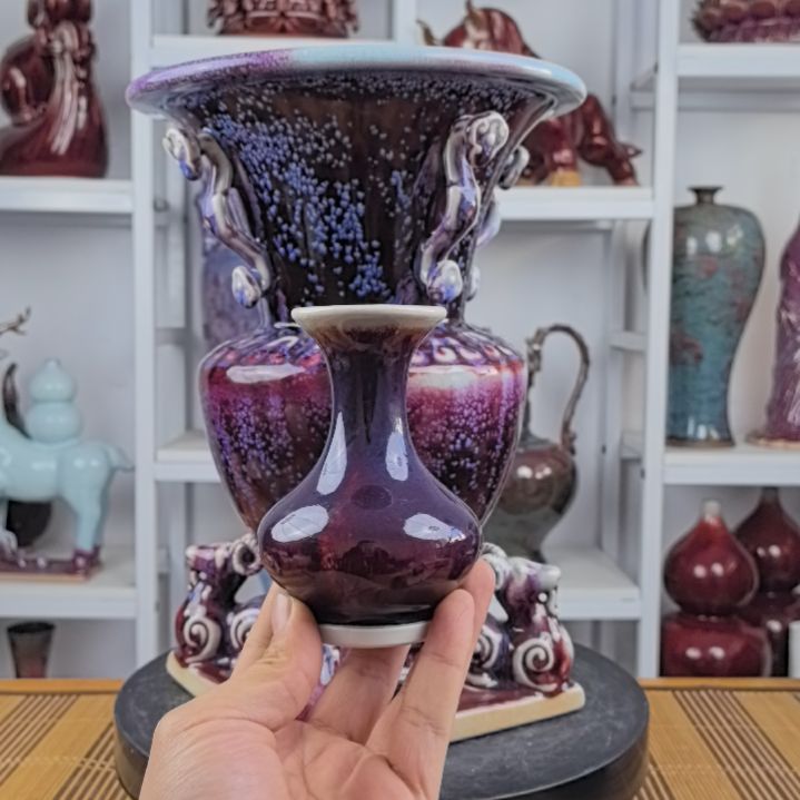 摆件钧瓷摆件神后镇钧瓷